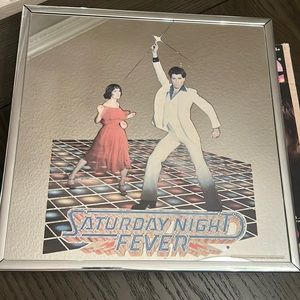 Saturday night fever 1977 vintage mirror